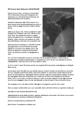 A preview of a PDF biography for McKenzie, Francis Max